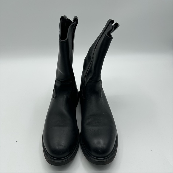Red Wing Pecos Black Boots Mens 12 D Leather 1125 Western Work USA Made READ - Picture 7 of 14